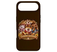 Custodia per iPhone Air Country& Western Capybara Shiba-Inu con chitarra Musica