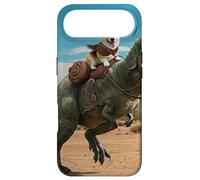 Custodia per iPhone Air Cowboy Corgi equitazione un T-Rex attraverso il deserto