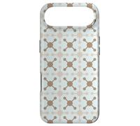 Custodia per iPhone Air Cream Mauve Crosses Dots Atom Molecule Geometry Pattern