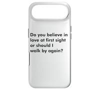 Custodia per iPhone Air Credi nell"amore a prima vista o dovrei camminare per ag