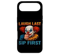 Custodia per iPhone Air Creepy Clown Coffee Meme - Ridere l"ultimo sorso prima
