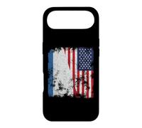 Custodia per iPhone Air Crimea USA Bandiera Distressed - Metà americana