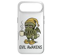Custodia per iPhone Air Cthulhu Evil Awakens, Divertente Grumpy Cthulhu Mattina Caffè
