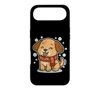 Custodia per iPhone Air Cucciolo con sciarpa invernale