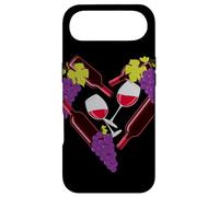 Custodia per iPhone Air Cuore Forma Uva Acino Bottiglia Di Vino