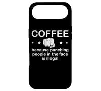 Custodia per iPhone Air Cup Coffee Because Punching People in the Face is Illegal