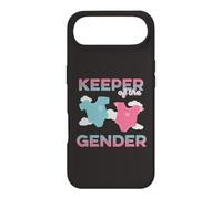 Custodia per iPhone Air Custode Del Sesso Rivelare Baby Shower Gravidanza Rosa Blu