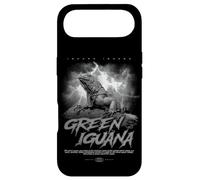 Custodia per iPhone Air Custode di rettili streetwear moderno di Iguana verde