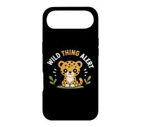 Custodia per iPhone Air Cute Animal Leopard quote Funny Wild Thing Alert
