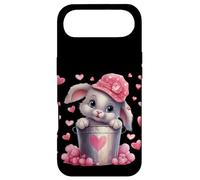 Custodia per iPhone Air Cute Bunny In Valentines Basket Hearts For Rabbit Mom