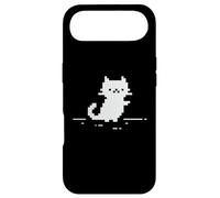 Custodia per iPhone Air Cute Cat Minimal Pixel Art Nostalgic Retro 8-bit Gamer