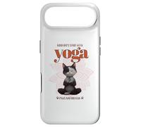 Custodia per iPhone Air Cute Cat Yoga Spiritual Meditation Zen Balance Namaste OM