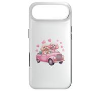 Custodia per iPhone Air Cute Cockapoo Doodle Dogs in Pink Car Heart Valentines Day