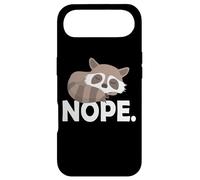 Custodia per iPhone Air Cute Funny Sleeping NOPE Raccoon Lover