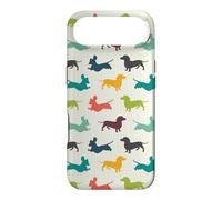 Custodia per iPhone Air Cute Funny Womens Jumping Multicolor Dachshund Lover Pattern