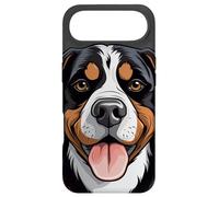 Custodia per iPhone Air Cute Greater Swiss Mountain Dog Face Cartoon Puppy Dog Amante