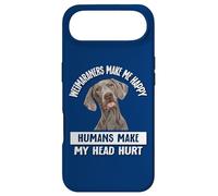 Custodia per iPhone Air Cute Humans Hurt My Head Happy Weimaraner Lover