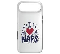 Custodia per iPhone Air Cute I heart Naps design for Moms, Sleepy Girl Funny Mom