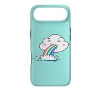 Custodia per iPhone Air Cute Kawaii Rainbow Puking Cloud Design