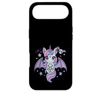 Custodia per iPhone Air Cute Pastel Goth Unicorn With Bat Kawaii Creepy Aesthetic