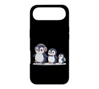 Custodia per iPhone Air Cute Penguin Family Walking Winter Cartoon