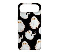 Custodia per iPhone Air Cute Spooky Ghost Pastel Goth Retro Groovy Halloween Black