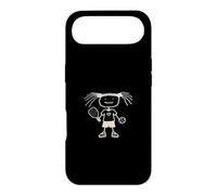 Custodia per iPhone Air Cute Stick Figure Girl Pickleball Player