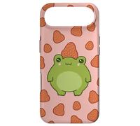 Custodia per iPhone Air Cute Strawberry Frog Pastel Kawaii Cottagecore Aesthetic