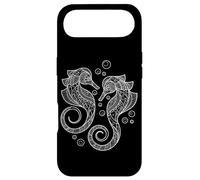 Custodia per iPhone Air Cute Womens Girls Two Mandala Pattern Seahorse Lover