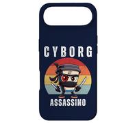 Custodia per iPhone Air Cyborg Cappuccino Assassino Italiano Brainrot Meme Bambini Ragazzi