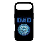 Custodia per iPhone Air Dad The Man Myth Legend Cool Nautical Compass Festa del papà