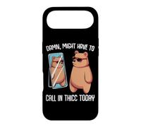 Custodia per iPhone Air Damn Might Have To Call In Thicc Today Bear Mirror Meme