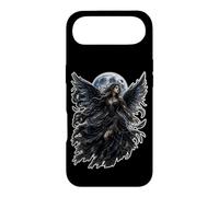 Custodia per iPhone Air Dark Gothic Angel Wings Moon Fantasy Art Aesthetic