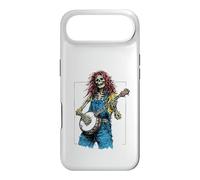 Custodia per iPhone Air Dead Banjo Player Hippie Bluegrass Skeleton