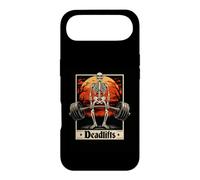 Custodia per iPhone Air Deadlifts Skeleton Gothic Powerlifter Pesante Bilanciere Allenamento
