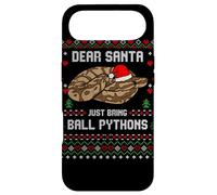 Custodia per iPhone Air Dear Ball Python Christmas Ugly Xmas Maglione Snake Lover