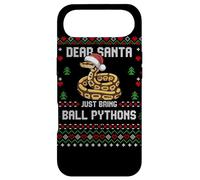 Custodia per iPhone Air Dear Santa Ball Python Christmas Ugly Xmas maglione serpente