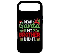 Custodia per iPhone Air Dear Santa My Brother Did It Divertente Natale Bambini Ragazzi Ragazze