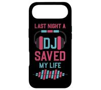 Custodia per iPhone Air Deejay Saved My Life DJ Techno Music - Cuffie per giradischi