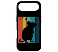 Custodia per iPhone Air Degu Mamma Papà Octodon Retro Vintage Roditore Proprietario Animale Domestico