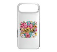 Custodia per iPhone Air Design floreale per insegnanti, materiale scolastico stravagante