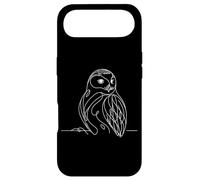 Custodia per iPhone Air Design minimalista con gufo innevato