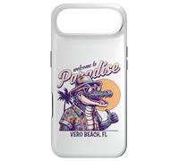 Custodia per iPhone Air Design retrò a forma di coccodrillo della Florida Paradise di Vero Beach