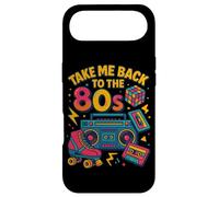 Custodia per iPhone Air Design retrò con scritta "Take Me Back to the 80s"