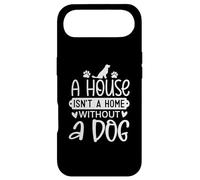 Custodia per iPhone Air Design tipografico divertente con scritta "A House Is 't a Home Without a Dog"