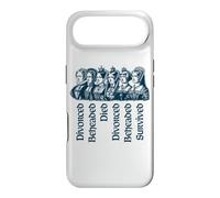 Custodia per iPhone Air Destini delle sei mogli di Enrico VIII Navy Print
