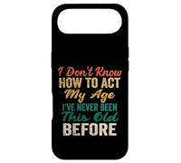 Custodia per iPhone Air Detti divertenti degli anziani, Non so come comportarmi la mia età