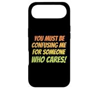 Custodia per iPhone Air Devi confondermi per qualcuno a cui importa uno slogan divertente