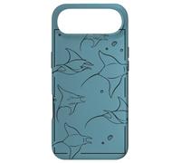 Custodia per iPhone Air Devil Stingray Mobula Manta Ray Pesce Nuotare in un branco