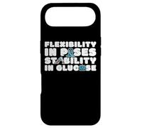 Custodia per iPhone Air Diabete Yoga Mindfulness Glucosio Yogi Teal Ribbon Diabetico